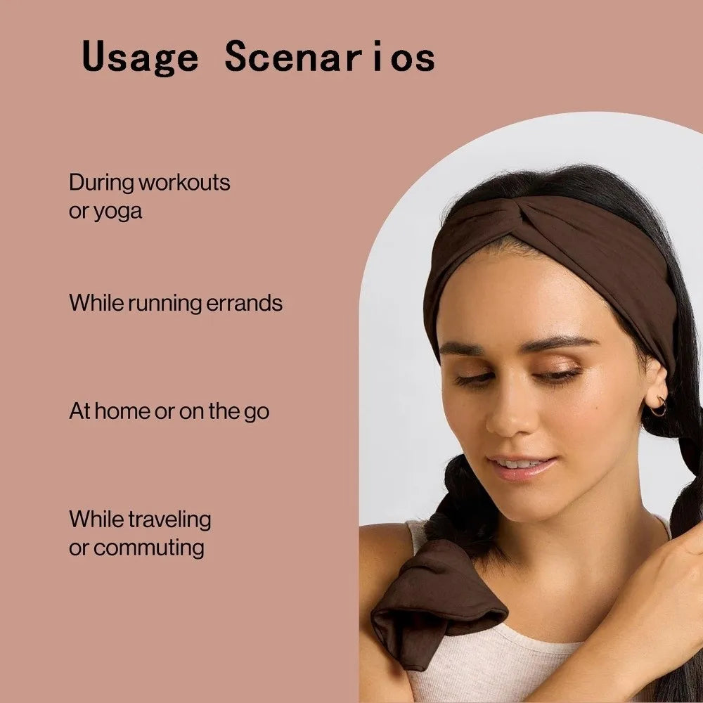 Simple 2 In 1 Heatless Curls Headband Soft Long Ribbon Hair Styling Tool No Heat Overnight Hair Curler for Women
