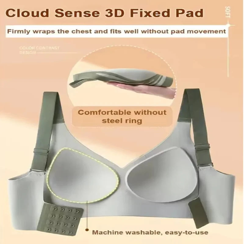 Seamless Push-Up Wireless Bra