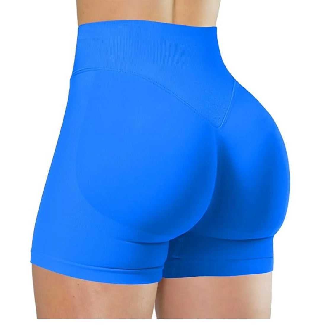 High-Waist Yoga Running Shorts