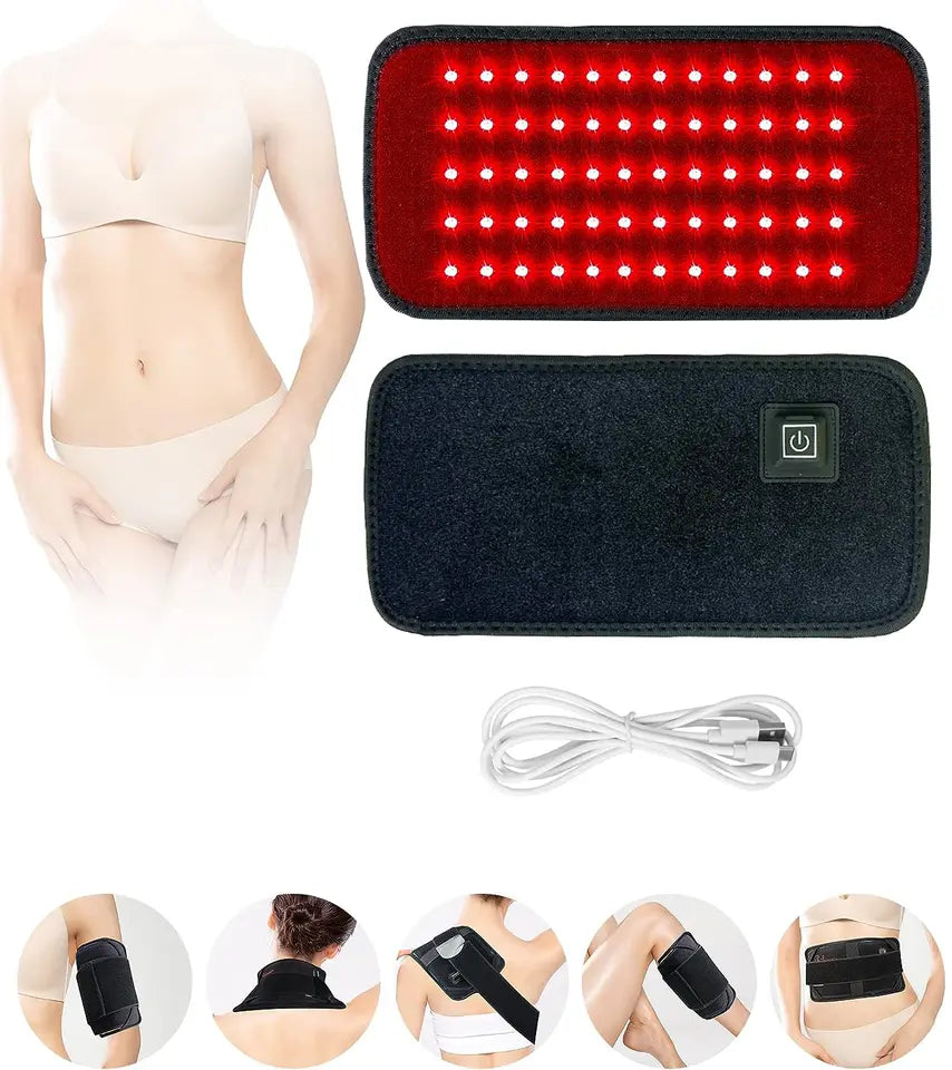 Infrared Therapy Belt — Red Light Heat Wrap for Back & Waist