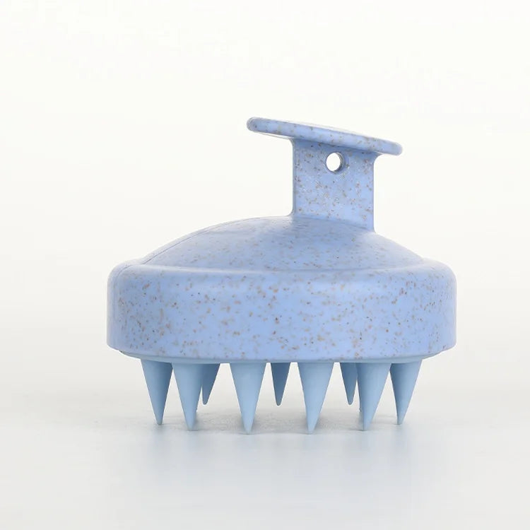 Soft Silicone Shampoo & Scalp Brush — Blue