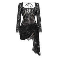 Strapless Lace Mini Dress