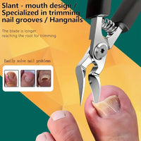 Heavy-Duty Stainless Steel Nail Clipper for Thick Toenails