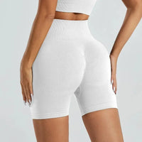 High-Waist Yoga Running Shorts