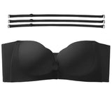 Front-Buckle Strapless Bra