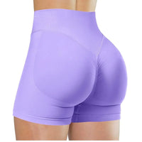🍑 FlexFit™ High-Waist Yoga Shorts – Sculpt & Move