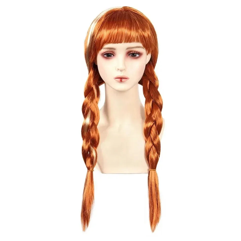 Platinum Braided Cosplay Wig