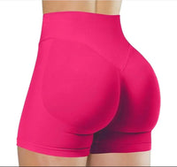🍑 FlexFit™ High-Waist Yoga Shorts – Sculpt & Move