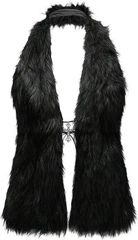 Faux Fur Halter Vest