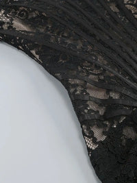 Strapless Lace Mini Dress