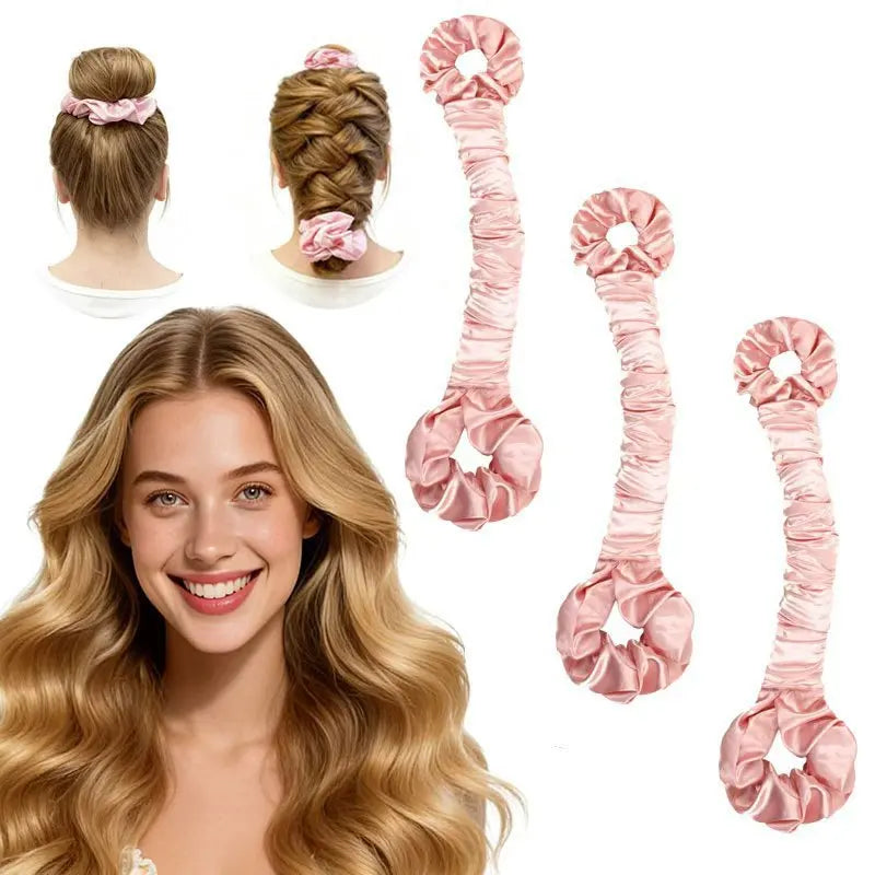 OvernightGlow Heatless Curler — Satin Overnight Curls