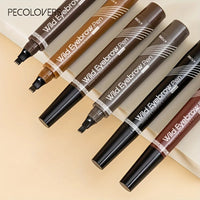 4-Tip Waterproof Eyebrow Pen