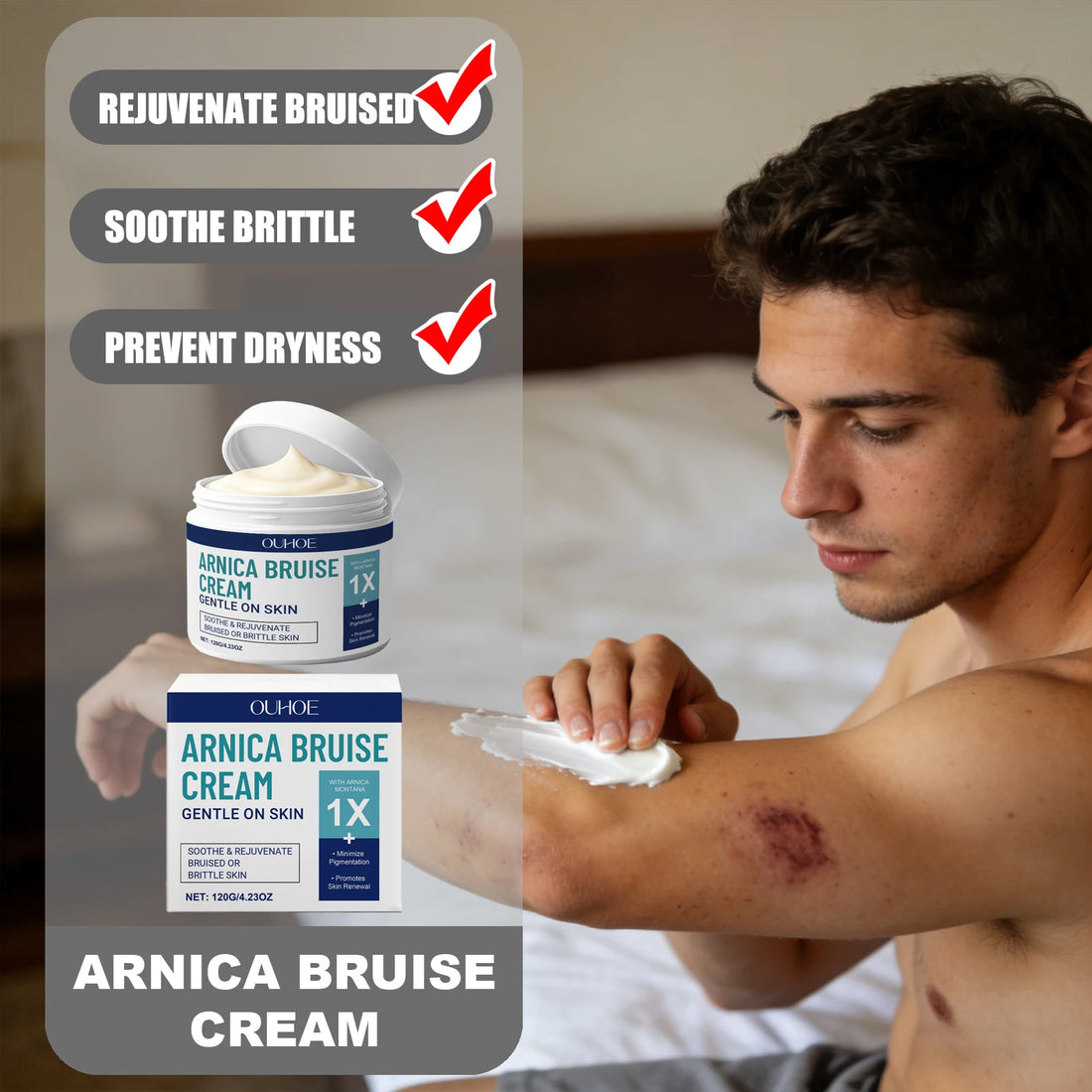 BruiseEase Arnica Care Cream — Gentle Everyday Skin Comfort