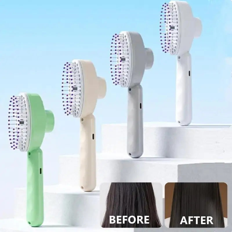 Hair Care Spray Massage Comb Vibration Scalp Massage Hairbrush Head Massager Hair Sprayer Atomizing Brush Hair Oil Applicator