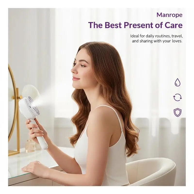 Hair Care Spray Massage Comb Vibration Scalp Massage Hairbrush Head Massager Hair Sprayer Atomizing Brush Hair Oil Applicator