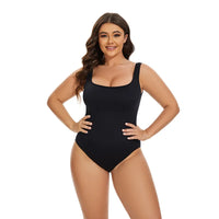 Ribbed Tummy-Control Bodysuit