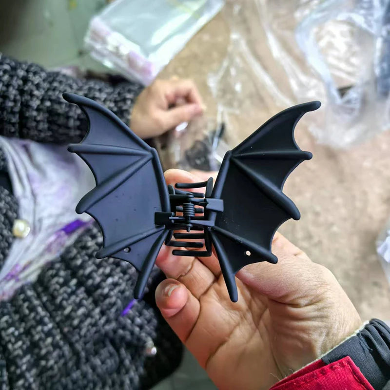 Black Bat Hair Clip