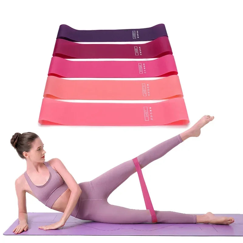 Latex Resistance Bands for Women – Yoga, Pilates & Gym Bands