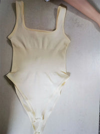 Ribbed Tummy-Control Bodysuit