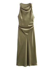 Mila Satin Slip Dress