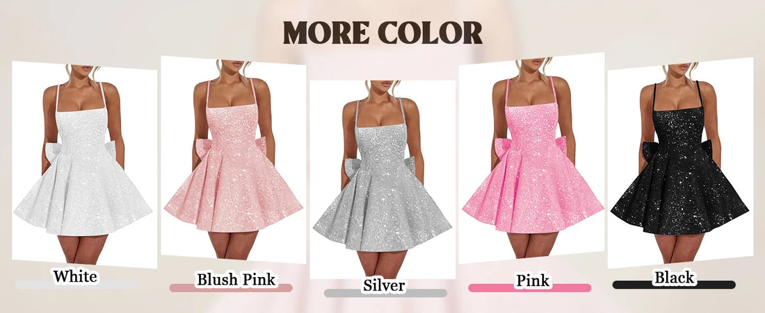 Spaghetti-Strap Sequin Graduation Mini Dress – Homecoming