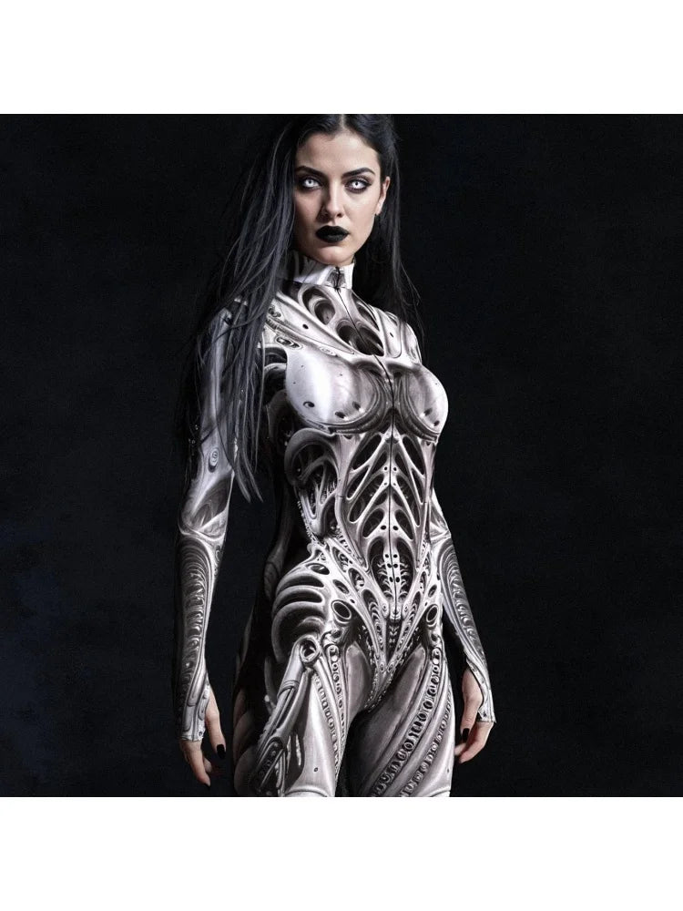 Punk Cosplay Halloween Bodysuit