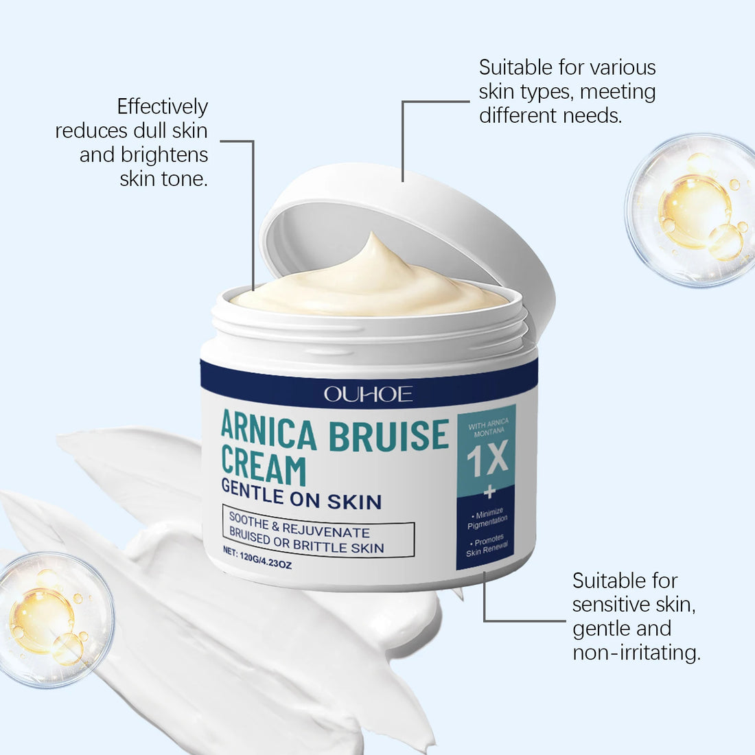 BruiseEase Arnica Care Cream — Gentle Everyday Skin Comfort