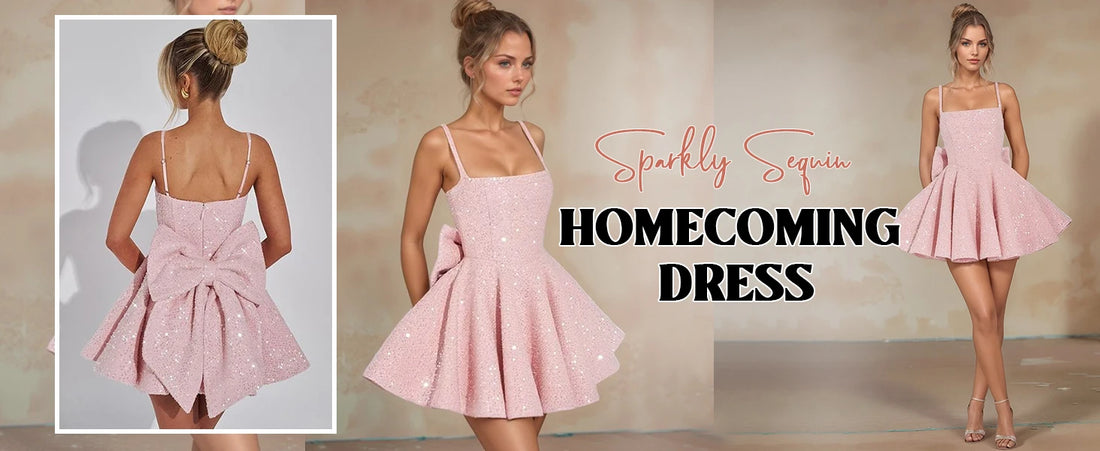 Spaghetti-Strap Sequin Graduation Mini Dress – Homecoming