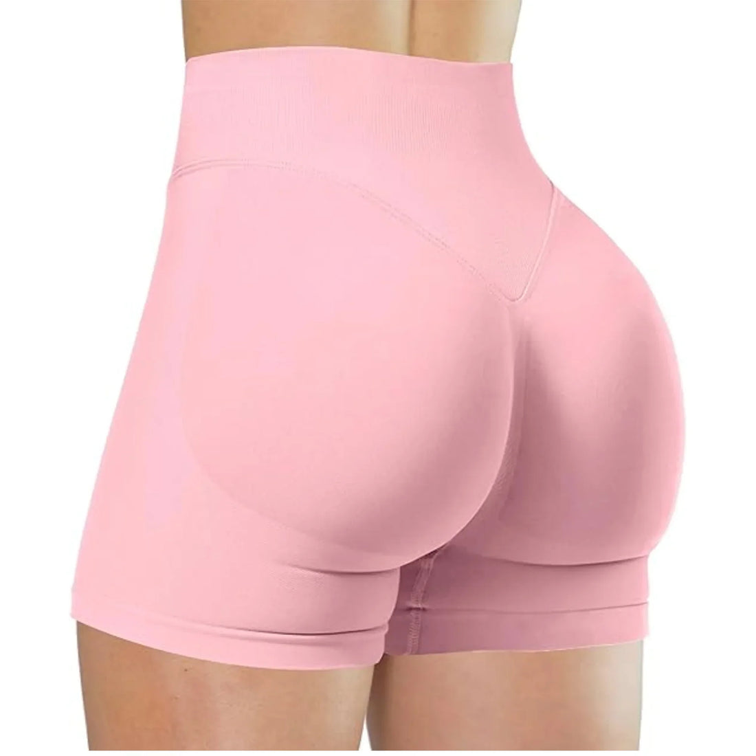 High-Waist Yoga Running Shorts