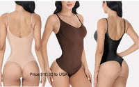 Ribbed Tummy-Control Bodysuit