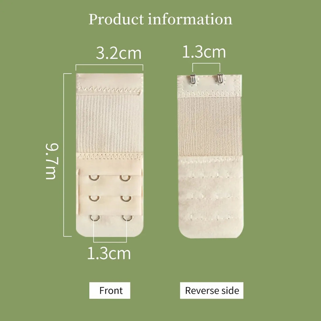 3-Hook Bra Extender Set