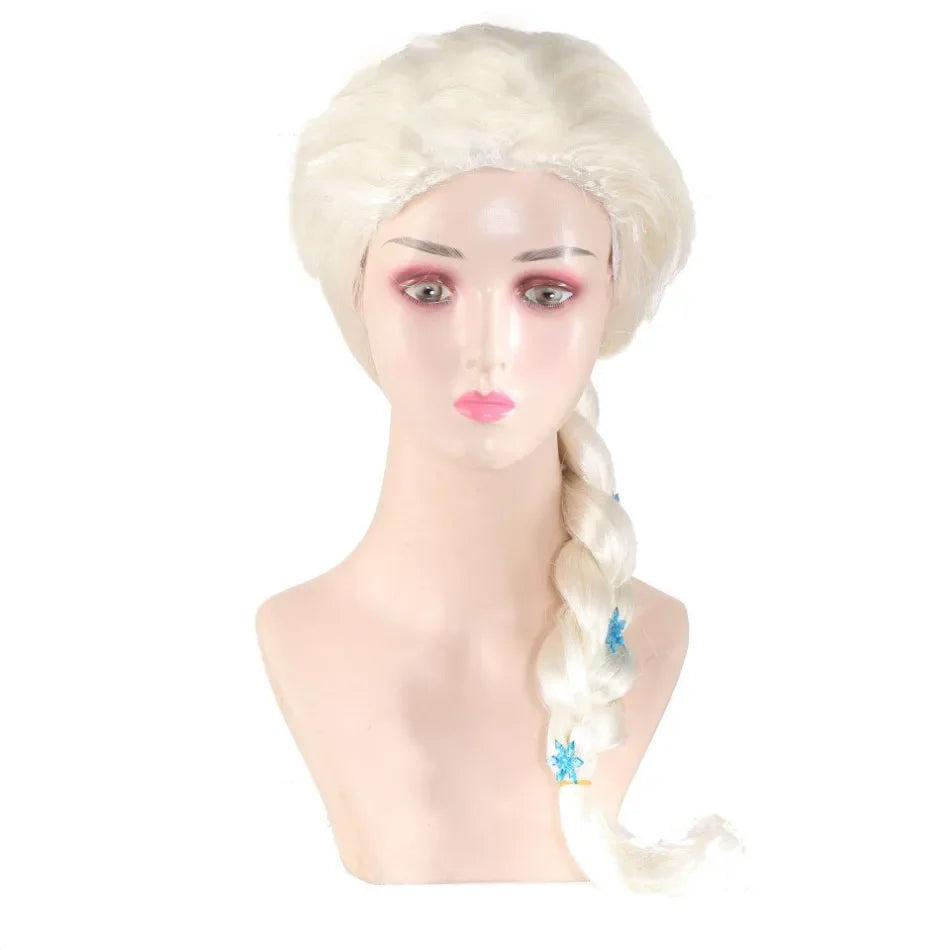 Platinum Braided Cosplay Wig