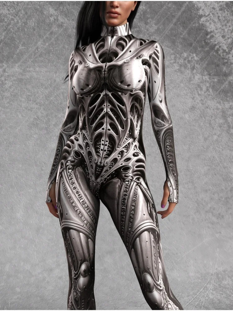 Punk Cosplay Halloween Bodysuit