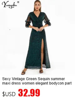 Rhinestone Backless Maxi Party Dress – Summer Evening Gown