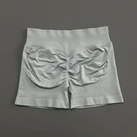 HISTELLO Gym Shorts 4.5" Women Fitness Sports Biker Shorts Low Waist Running Pants Workout Scrunch Butt Yoga Seamless Leggings