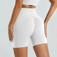 🍑 FlexFit™ High-Waist Yoga Shorts – Sculpt & Move