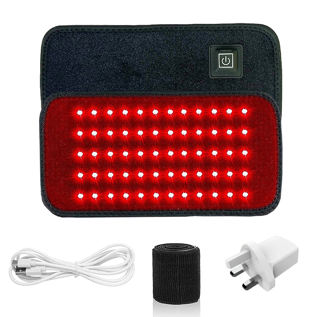 Infrared Therapy Belt — Red Light Heat Wrap for Back & Waist