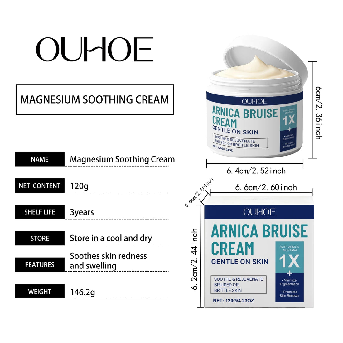 BruiseEase Arnica Care Cream — Gentle Everyday Skin Comfort
