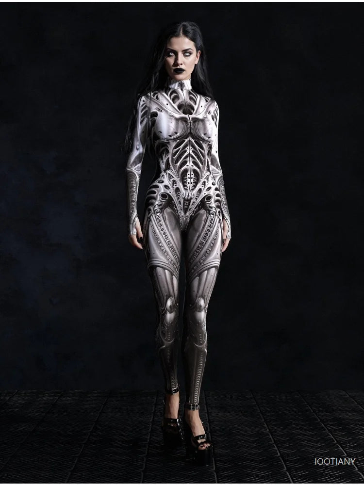 Punk Cosplay Halloween Bodysuit