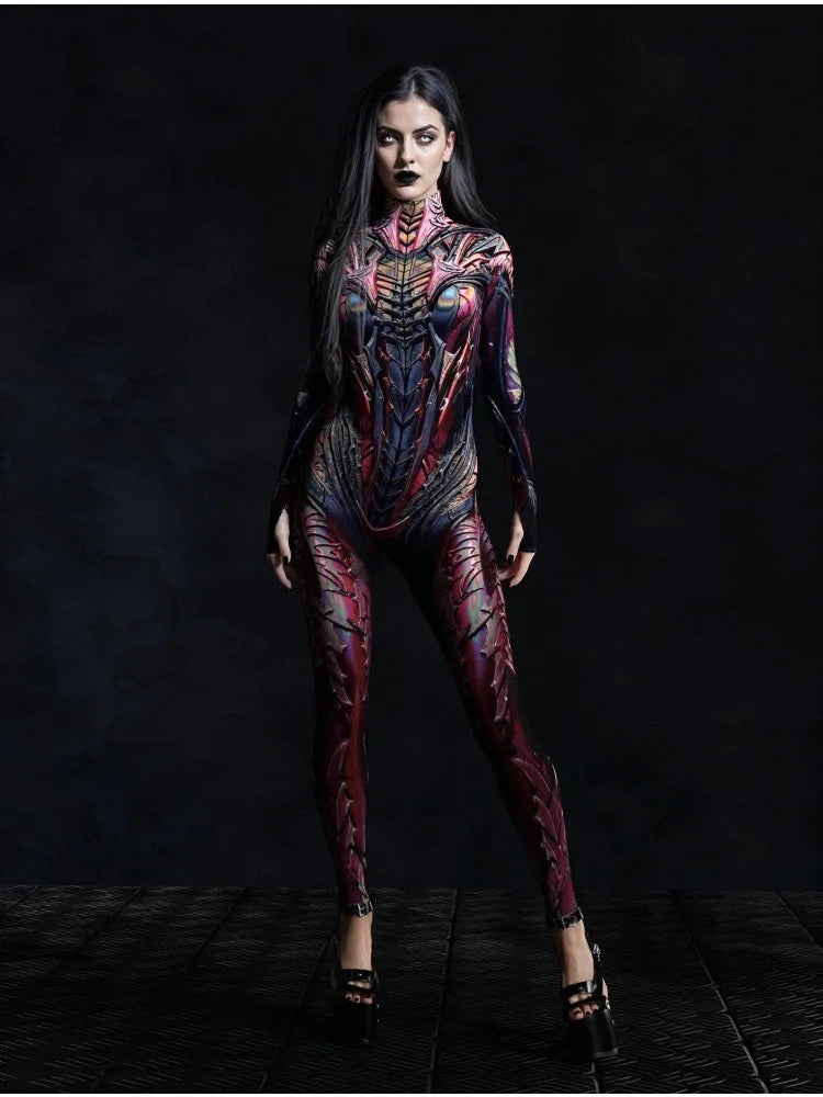 Punk Cosplay Halloween Bodysuit