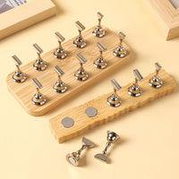 Magnetic Nail Practice Stand Strong Magnetic Nail Tips Holder Practice Display Nail Fake Nail Display Stand Set Holders Manicure
