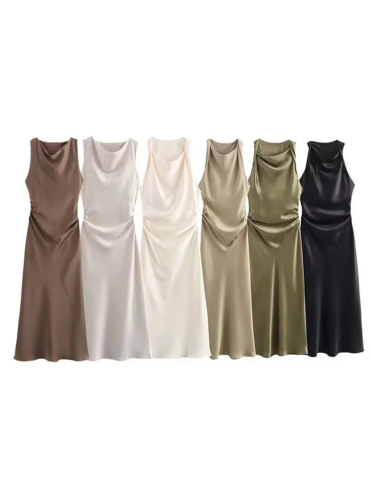 Mila Satin Slip Dress