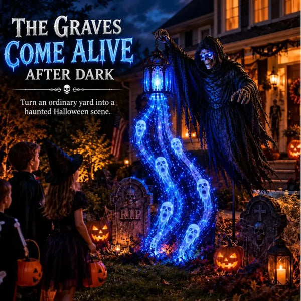 GraveGlow™ Harvester 🎃💀 — Eerie Light for Halloween Nights