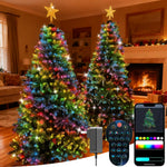SyncGlow™ Tree Lights 🎄🎶 — App-Controlled RGB Music Sync