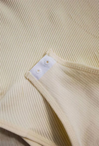 Ribbed Tummy-Control Bodysuit