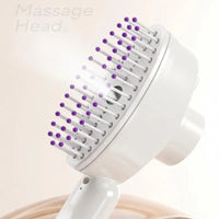 Hair Care Spray Massage Comb Vibration Scalp Massage Hairbrush Head Massager Hair Sprayer Atomizing Brush Hair Oil Applicator