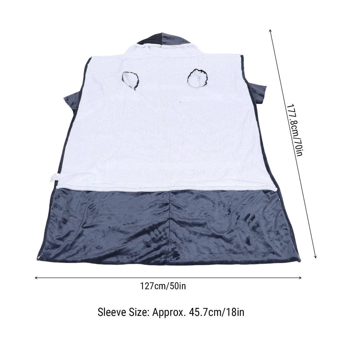 WarmHug™ Heated Blanket 🥰🔥 — Sleeves, Foot Pocket & Fleece Comfort