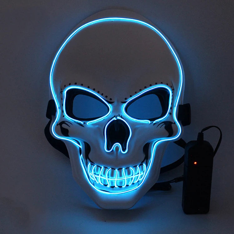 LED Skull Halloween Mask