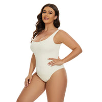 Ribbed Tummy-Control Bodysuit