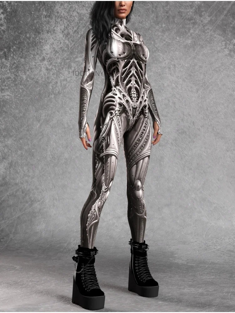 Punk Cosplay Halloween Bodysuit